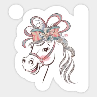 Cute Derby horse Sticker